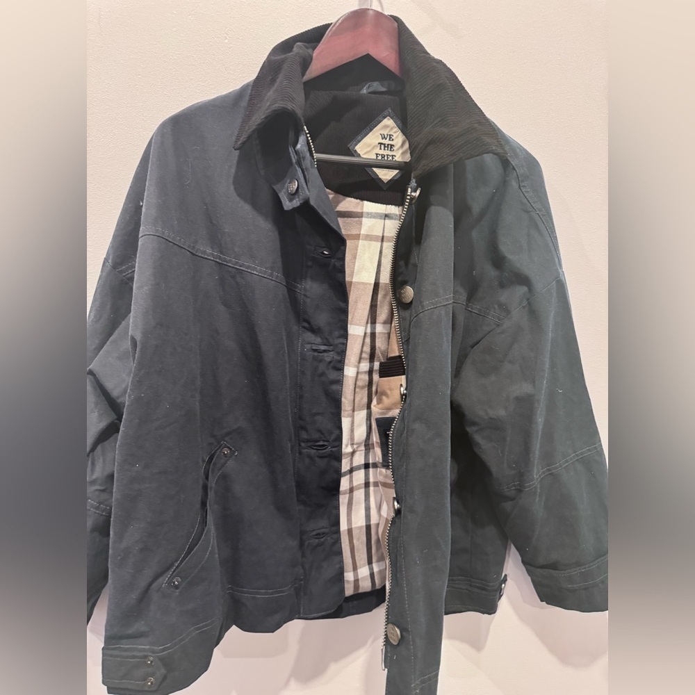Free People We The Free Cori Waxed Chore Jacket Xsmall sold out - Picture 7 of 15